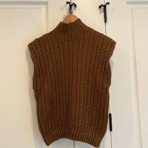 Zara Turtleneck Sweater in Brown